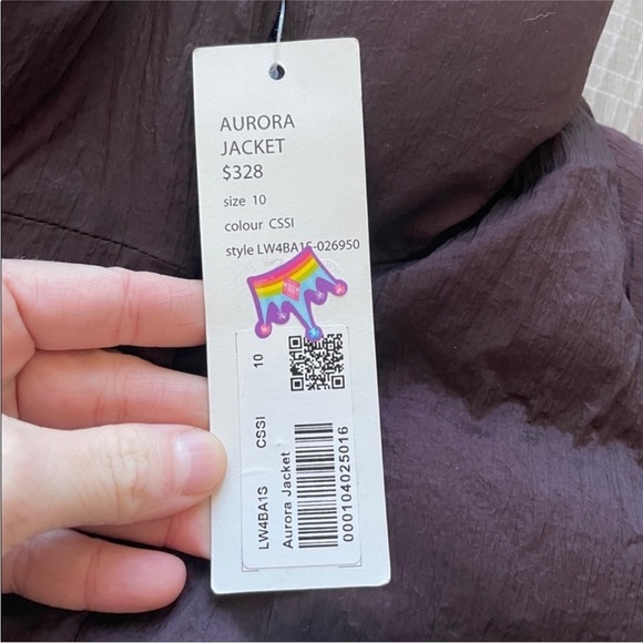 Lululemon Aurora Jacket *lululemon lab in Cassis Size 10 - Picture 5 of 7